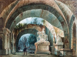 Scenografia do opery Don Giovanni Wolfganga Amadeusza Mozarta. autorstwa Girolamo Magnani