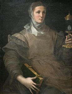 Święta Klara autorstwa Girolamo Mazzola Bedoli