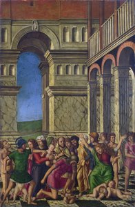 Mocetto, Girolamo (ok. 1458-1531) Masakra niewiniątek Olej na płótnie ok. 1510-1520 National Gallery, Londyn 67,9x44,5