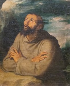 Święty Franciszek z Asyżu (olej na płótnie)