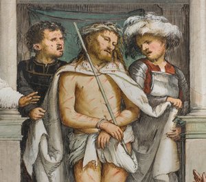 Nawa centralna, czwarte przęsło południowe, Ecce Homo, Girolamo Romanino autorstwa Girolamo Romanino