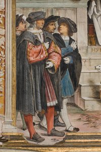 Nawa centralna, czwarte przęsło południowe, Ecce Homo, Girolamo Romanino autorstwa Girolamo Romanino