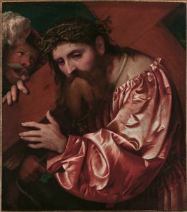 Chrystus dźwigający krzyż autorstwa Girolamo Romanino