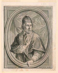 Portret papieża Klemensa XI autorstwa Girolamo Rossi