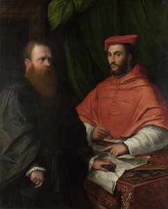 Kardynał Ippolito de Medici i prałat Mario Bracci, po 1532 r.