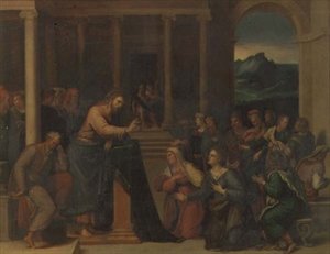 Chrystus w Domu Marii i Marty (panel)