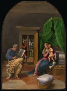 Św. Łukasz rysujący Dziewicę i Dzieciątko Jezus, c. 1535.