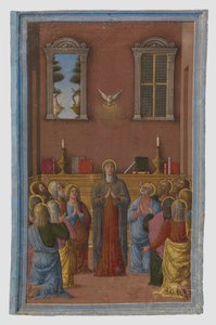 Zesłanie Ducha Świętego autorstwa Girolamo da Cremona