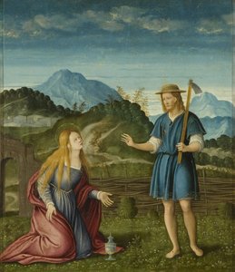 „Noli Me Tangere”, Chrystus ukazujący się Magdalenie, ok. 1525 (olej na desce)