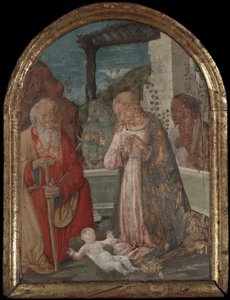 Narodzenie Chrystusa autorstwa Girolamo di Benvenuto