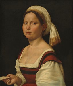 Portret młodej kobiety autorstwa Giuliano Bugiardini