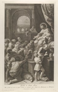 Święty Hiob siedzący po prawej stronie otrzymujący dary ludu..., ca. 1760-1800.