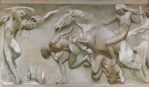 Od wielkich odkryć, przez mroczne wieki..., 1906. autorstwa Giulio Aristide Sartorio