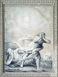 Alegoria prawdy ujawniająca istotę rzeczy i zawstydzająca oszustwo i zdradę (Obraz, ok. 1820-1826) autorstwa Giulio Ballino