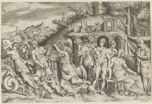 Jazon w Medei autorstwa Giulio Bonasone