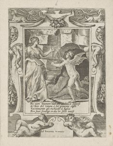 Juno każe Sleepowi zejść na Jowisza Miłość, gniew i zazdrość Juno (tytuł serii) Amori sdegni et gielosie di Giunone (tytuł serii) autorstwa Giulio Bonasone