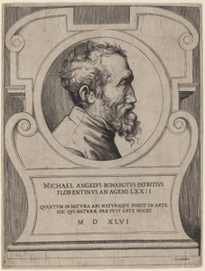 Michał Anioł autorstwa Giulio Bonasone