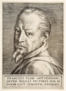 Portret Fransa Floris .a autorstwa Giulio Bonasone