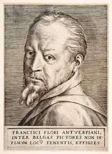 Portret Fransa Florisa, XVI wiek. autorstwa Giulio Bonasone