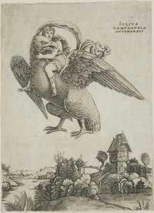 Ganimedes autorstwa Giulio Campagnola