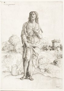 Św. Jan Chrzciciel autorstwa Giulio Campagnola