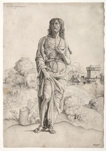 Św. Jan Chrzciciel autorstwa Giulio Campagnola