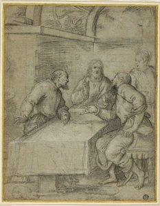Studiuj do Wieczerzy w Emaus autorstwa Giulio Campi