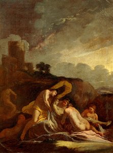 Śmierć Adonisa — Giulio Carpioni (1613-1678).