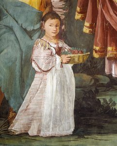 Koronacja nimfy Amaryllis, zwyciężczyni konkursu pocałunków autorstwa Giulio Carpioniego autorstwa Giulio Carpioni