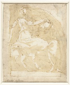 Anioł z książką autorstwa Giulio Cesare Procaccini