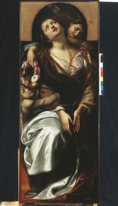 Św. Cecylia z dwoma aniołami autorstwa Giulio Cesare Procaccini