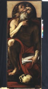 Św. Hieronim z aniołem autorstwa Giulio Cesare Procaccini