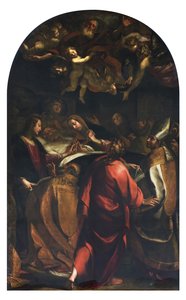 Agonia św. Józefa, 1616-25 autorstwa Giulio Cesare Procaccini