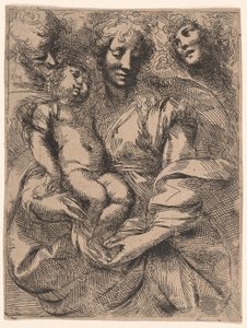 Święta Rodzina autorstwa Giulio Cesare Procaccini
