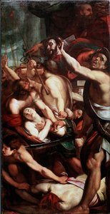 Męczennicy świętych Nazaire i Celse w Mediolanie w V wieku po obrazie JC Giulio Cesare Procaccini (1574-1625) 1606 Mediolan Santa Maria presso San Celso