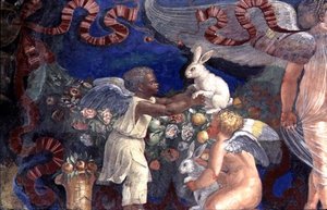 Fryz z „Sali z fryzem amorków” autorstwa Giulio Romano