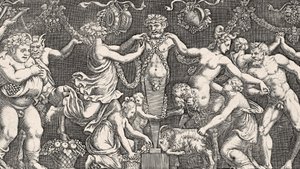 Ofiara dla Priapa, ok. 1540 autorstwa Giulio Romano