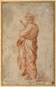 Dwunastu Apostołów: Św. Bartłomiej autorstwa Giulio Romano