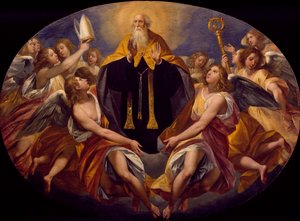 Św. Benedykt w chwale – Giuseppe Cesari (1568-1640) autorstwa Giuseppe Cesari