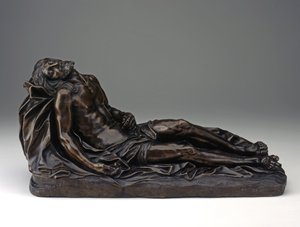 Chrystus zdetronizowany, c.1670-1680 (brąz) autorstwa Giuseppe (attr.to) Mazzolini