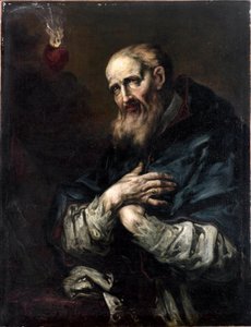 Saint Francois-de-Sales (Saint Francois de Sales) (1567-1622), Eveque de Geneve Obraz Giuseppe Antonio Pianca (1703-1757) XVIII-wieczne geny, Galleria di Palazzo Bianco autorstwa Giuseppe Antonio Pianca