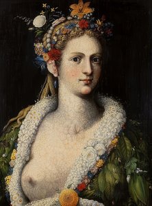 Flora prostytutki Um 1590 autorstwa Giuseppe Arcimboldo