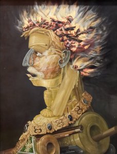 Niemiecki: Feuer Fire autorstwa Giuseppe Arcimboldo