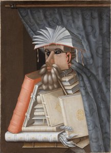 Bibliotekarz autorstwa Giuseppe Arcimboldo