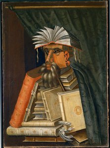 Bibliotekarz autorstwa Giuseppe Arcimboldo