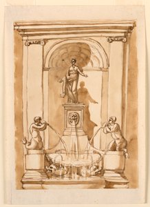 Fontanna autorstwa Giuseppe Barberi