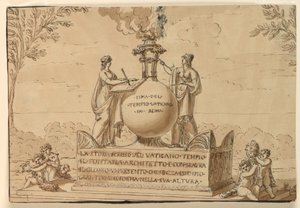 Pomnik nagrobny dla Carlo Fontana autorstwa Giuseppe Barberi