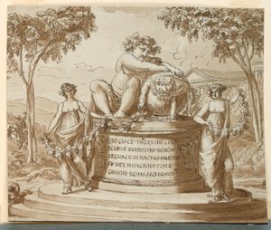 Pomnik nagrobny dla poety Tagerini autorstwa Giuseppe Barberi