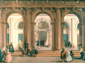 Wejście do Biblioteca Marciana, Piazzetta, Wenecja