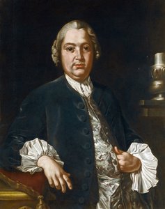 Portret kompozytora Niccolo Jommelli (1714-1774) par Bonito, Giuseppe (1707-1789), - Olej na płótnie, 84x73,5 - Kolekcja prywatna autorstwa Giuseppe Bonito
